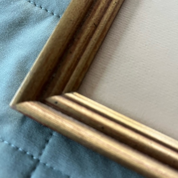 Vintage Cameo of Girl by Vel Miller Signed Art Print Framed Gold Frame - Picture 6 of 10